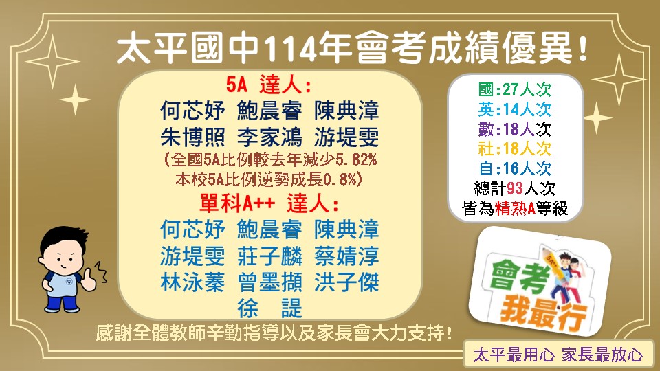 連結到114會考成績